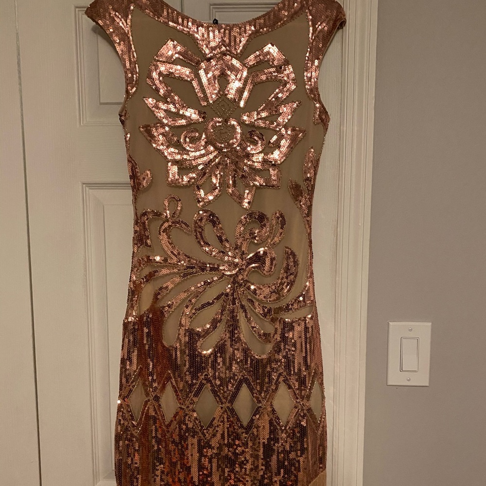 Unique vintage gatsby inspired dress - Picture 5 of 7